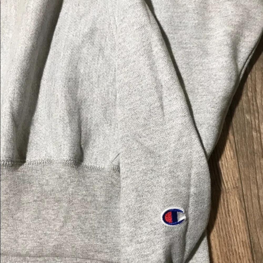 LAST CHANCE SALE BUNDLE TO SAVE!  NEW Champion GRAY Reverse Weave Hoodie logo - Picture 3 of 6